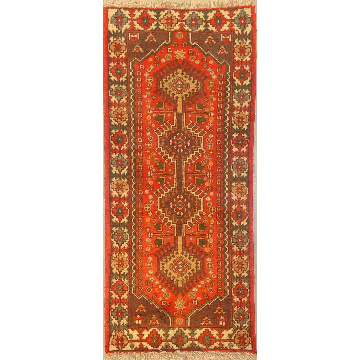 One Of The Kind Persian Yalameh Rug 6'1" x 2'7"